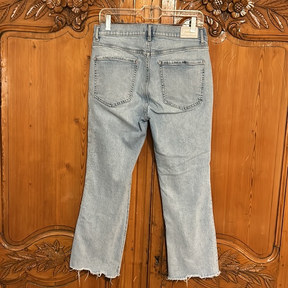 Express High Rise Flare With Side Stripe Embellishments. - Picture 5 of 9